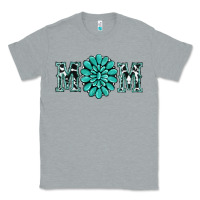 Heather Grey western mom Classic Tee - RanaPortraitStore