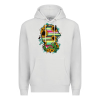 Dove Grey Coahuila State Of Mexico Map Premium Hoodie - RanaPortraitStore