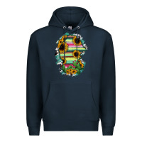 Navy Coahuila State Of Mexico Map Premium Hoodie - RanaPortraitStore