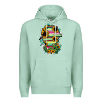Seafoam Coahuila State Of Mexico Map Premium Hoodie - RanaPortraitStore