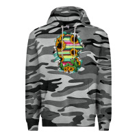 Slate Camo Coahuila State Of Mexico Map Premium Hoodie - RanaPortraitStore