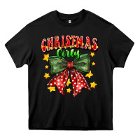 Black festive holiday bow design Heavy Core Tee - CowhideDigitalArt