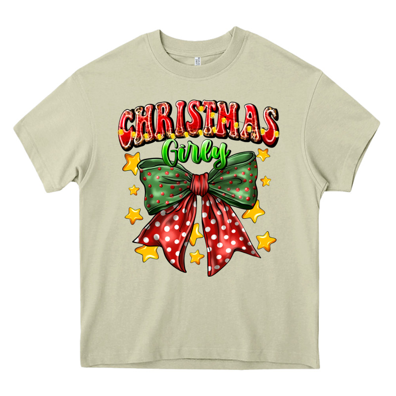 Festive Holiday Bow Design Heavy Core Tee by CowhideDigitalArt | Teevron