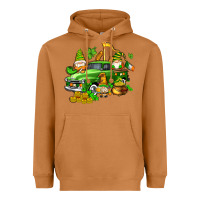 Meerkat st patricks gnomes  with farm truck Heavyweight Hoodie - AdoDesignShop
