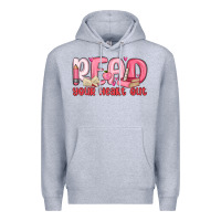 Heather Grey read your heart out Premium Hoodie - MaliasSmallBusiness