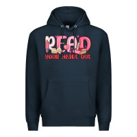 Navy read your heart out Premium Hoodie - MaliasSmallBusiness
