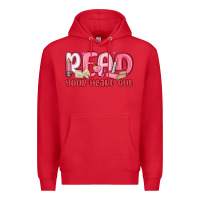 Red read your heart out Premium Hoodie - MaliasSmallBusiness
