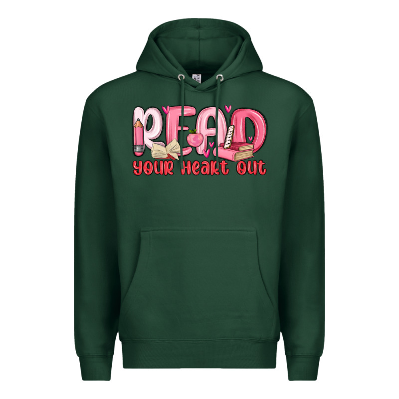 Read Your Heart Out Premium Hoodie by MaliasSmallBusiness | Teevron