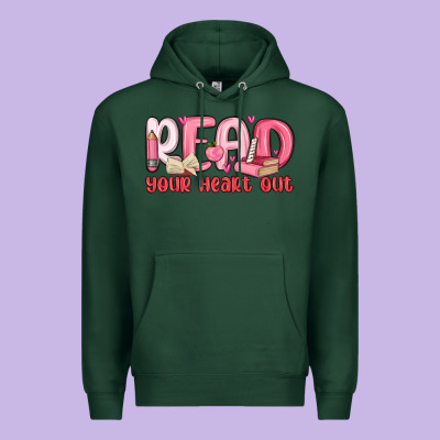 Read Your Heart Out Premium Hoodie Designed By Maliassmallbusiness