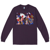 Plum rn registered nurse billie wilder Long Sleeve Tee - texasbilliewilder