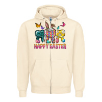 Sandshell happy easter dental Zipper Hoodie - Neo Western
