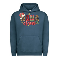 Pigment Midnight Navy nana claus Urban Hoodie - MaliasSmallBusiness