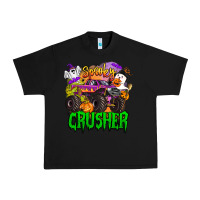 Black spooky crusher monster truck Urban Heavy Tee - BarkalooDesign