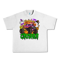 Lunar Rock spooky crusher monster truck Urban Heavy Tee - BarkalooDesign