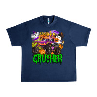 Navy spooky crusher monster truck Urban Heavy Tee - BarkalooDesign