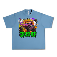 Pebble Blue spooky crusher monster truck Urban Heavy Tee - BarkalooDesign