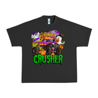 Pigment Black spooky crusher monster truck Urban Heavy Tee - BarkalooDesign