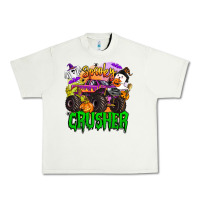 Spooky Crusher Monster Truck Urban Heavy Tee | Teevron