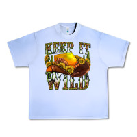 Grape Ice keep it wild western Urban Heavy Tee - texasbilliewilder