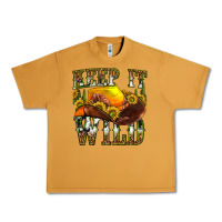 Peanut Butter keep it wild western Urban Heavy Tee - texasbilliewilder