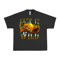 Pigment Black keep it wild western Urban Heavy Tee - texasbilliewilder