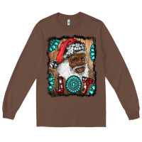 Chestnut african american santa joy Long Sleeve Tee - RanaPortraitStore