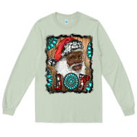Matcha african american santa joy Long Sleeve Tee - RanaPortraitStore