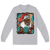 Moon Dust african american santa joy Long Sleeve Tee - RanaPortraitStore