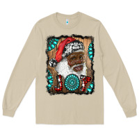 Mushroom african american santa joy Long Sleeve Tee - RanaPortraitStore