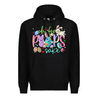 Black oh for the peeps sake Premium Hoodie - MaliasSmallBusiness