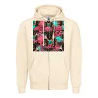 Black Sheep Seamless Pattern Zipper Hoodie | Teevron