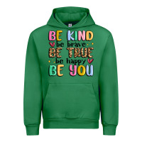 Emerald be kind be brave be true be happy be you Urban Hoodie - MaliasSmallBusiness