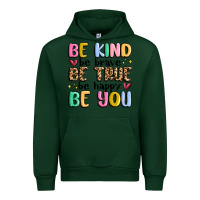 Forest Green be kind be brave be true be happy be you Urban Hoodie - MaliasSmallBusiness