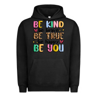 Pigment Black be kind be brave be true be happy be you Urban Hoodie - MaliasSmallBusiness