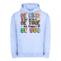 Pigment Grape Ice be kind be brave be true be happy be you Urban Hoodie - MaliasSmallBusiness