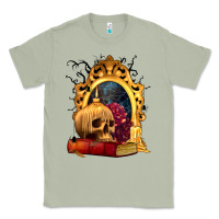 Matcha Halloween Skull Candles and Roses Classic Tee - texasbilliewilder