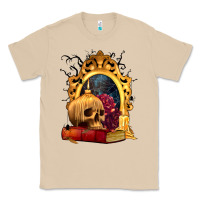 Mushroom Halloween Skull Candles and Roses Classic Tee - texasbilliewilder