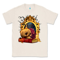Natural Halloween Skull Candles and Roses Classic Tee - texasbilliewilder