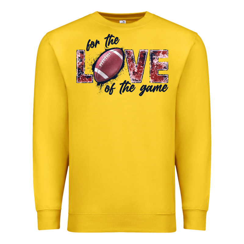 Football Love Of The Game Premium Sweatshirt by JahusDesignShop | Teevron