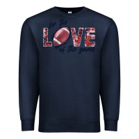 Navy football love of the game Premium Sweatshirt - JahusDesignShop