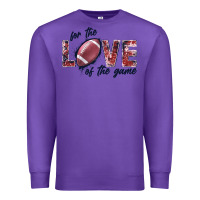 Purple football love of the game Premium Sweatshirt - JahusDesignShop