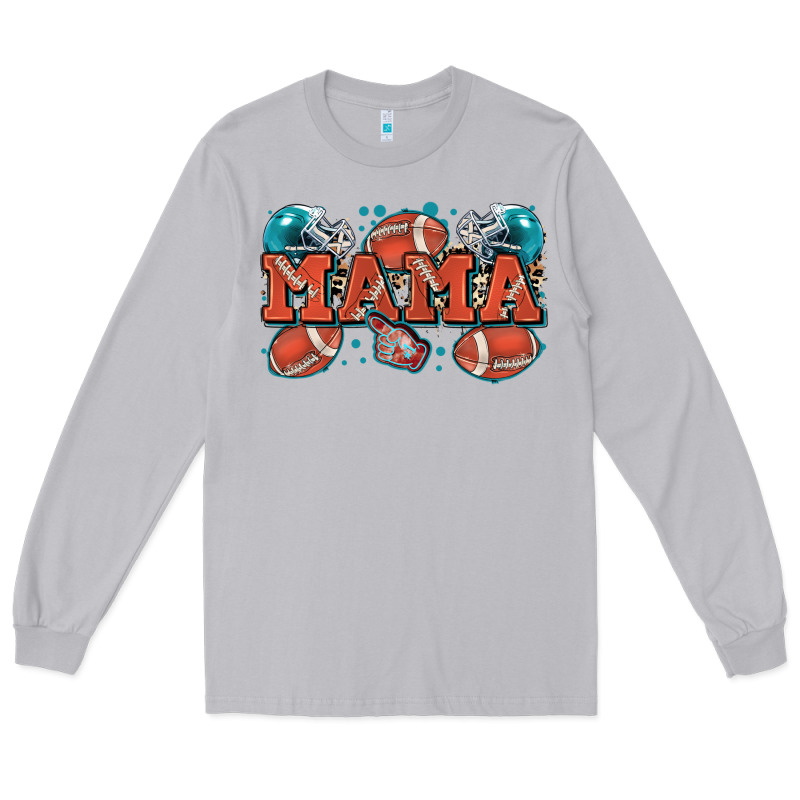 Mama American Football Long Sleeve Tee by Zillion Design Studio | Teevron