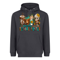 Smoke moody before coffee longhaired cow coffee Heavyweight Hoodie - Jasminsmagicworld