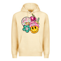 Pina Colada smiley face and school elementary Premium Hoodie - MaliasSmallBusiness