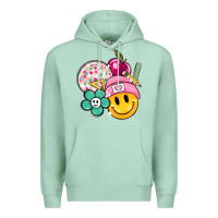 Seafoam smiley face and school elementary Premium Hoodie - MaliasSmallBusiness