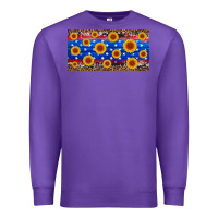 Purple armed forces day sunflower Premium Sweatshirt - Artiststas