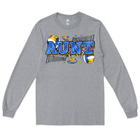 Heather Grey aunt volleyball Long Sleeve Tee - Zillion Design Studio