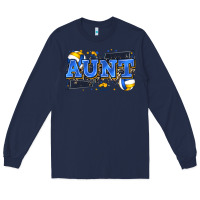 Navy aunt volleyball Long Sleeve Tee - Zillion Design Studio
