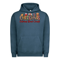 Pigment Midnight Navy christmas calories dont count Urban Hoodie - MaliasSmallBusiness