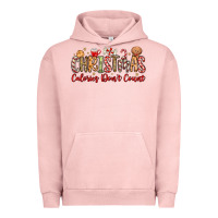 Pigment Salmon christmas calories dont count Urban Hoodie - MaliasSmallBusiness